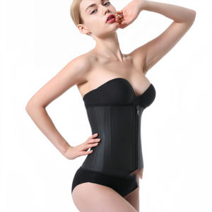FancyShape Plus Size <b>Waist</b> Cincher Custom Logo 100% Latex <b>Waist</b> Trainer 25 Steel Bone Tummy Control <b>Corset</b> for Women - Product Image 3