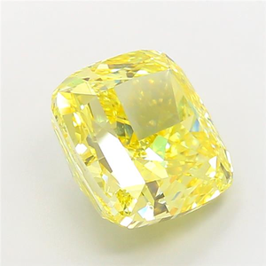 Corte Cojín de Gran Céntimo, Amarillo Intenso Fantasía, Certificado IGI, Cultivado en Laboratorio, Suelto para Talleres de Joyería a Medida, Montaje Personalizado de Lujo - Product Image 5