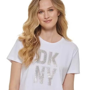 T-shirts d'entraînement d'été pour femmes col rond blanc surdimensionné manches courtes Street Wear décontracté coton Slim Fit et Boxy T-shirts - Product Image 5