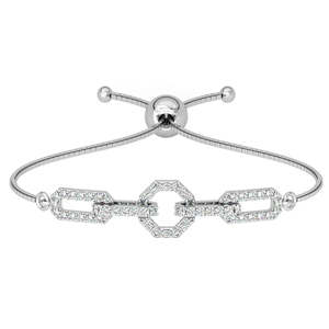 NOVAMART Fine Buy 925 Silver <b>Bracelet</b> for Every Moment You! Rhodium Plated Tennis <b>Bracelets</b> Gold Diamond Pearl <b>Ruby</b> Stones Relig - Product Image 1