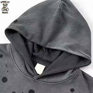 เสื้อฮู้ดดี้แฟชั่นผู้ชายสไตล์ดิสเทรส ทรงหลวม ใส่สบาย เหมาะสำหรับสตรีทสไตล์ กิจกรรมกลางแจ้ง ท่องเที่ยว พักผ่อน และสวมใส่ตามฤดูกาล - Product Image 3