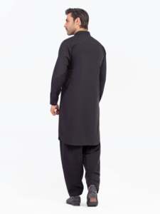 Collection Eid Premium pour Hommes Pakistanais, Shalwar Kameez Traditionnel Musulman, Vêtement de Lavage, pour Occasions Décontractées, Marque Personnalisée - Product Image 5