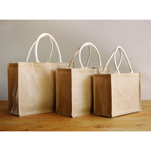 2025 Wholesale Eco-Friendly Jute Hand <b>Bag</b> Portable Burlap Canvas <b>Fabric</b> Shopping <b>Bag</b> with Custom Logo High Quality Durable Gifts - Product Image 4