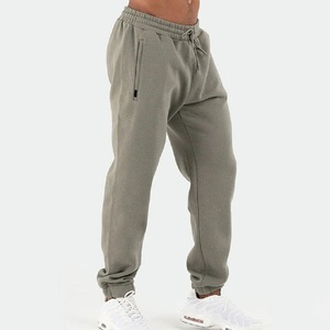 Pantalons de survêtement de haute qualité couleur unie jambe droite vierge coupe ample durable respirant Joggers prix de gros de l'usine - Product Image 5