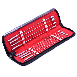 Juego de sonidos uretrales de capullo de rosa de acero inoxidable Juego de instrumentos de Urología Premium - Product Image 1