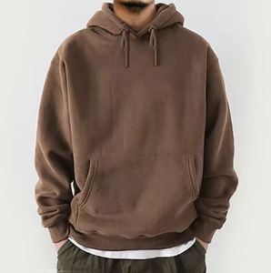Sweat à capuche vierge personnalisé poids lourd en éponge française sweat à capuche impression bouffante broderie essentielle pour hommes - Product Image 1