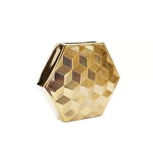 Florero brillante de aluminio lujoso y decorativo para boda y decoración del piso del hogar restaurantes hoteles uso florero de Metal - Product Image 5