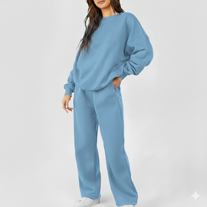 ชุดวอร์มกีฬาผู้หญิงไซส์ใหญ่ ออกแบบเองได้ ซิปตัดต่อสี แต่งขอบตัดสี ไซส์พลัส พิมพ์ลายขั้นต่ำ ชุดวิ่ง 2 ชิ้น - Product Image 1