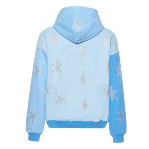 Haute Qualité Conception Hommes Strass Hoodies Bas quantité minimale de commande Hommes Strass Hoodies Respirant Basics Strass Hoodies - Product Image 2