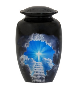 โกศสำหรับเถ้ากระดูกของมนุษย์สำหรับผู้ใหญ่บันไดขนาดใหญ่ไปยังสวรรค์-โกศฌาปนกิจเถ้าศพสำหรับงานศพของผู้ใหญ่โกศที่ระลึก - Product Image 1