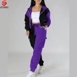 Nuevo Conjunto Deportivo Informal con Capucha para Mujer, Ligero, 100% Algodón, de Alta Calidad, Cómodo, Mangas Largas - Product Image 5