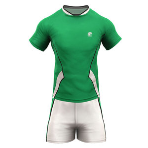 Uniforme de rugby sur mesure de haute qualité, respirant, grande taille, avec nom d'équipe personnalisable, matière 100% polyester - Product Image 1