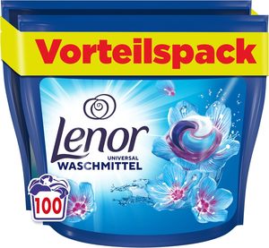 Lessives en dosettes Lenor, 100 lavages, Fraîcheur d'avril, Lessive complète, Fraîcheur longue durée et élimination des odeurs pour lavage à froid - Product Image 4