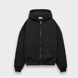 Abrigo con capucha personalizado de alta calidad para hombres y mujeres 100% algodón Logotipo de varios collares - Product Image 1