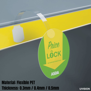 Exhibidor Publicitario Flexible de PET Personalizado, Impresión UV, con Resorte Metálico para Supermercados y Tiendas de Conveniencia - Product Image 4