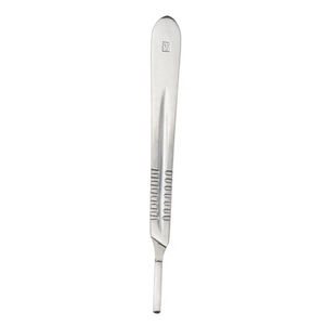Manche de scalpel No 4 avec poignée antidérapante pour procédures médicales et vétérinaires - Product Image 4