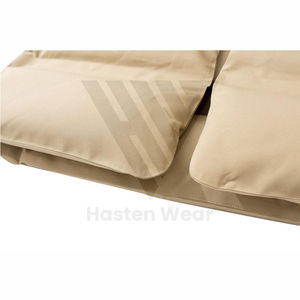 Blouson sans manches pour homme avec logo personnalisé, couleur unie, style Kanye, veste matelassée, veste d'hiver, doudoune - Product Image 5