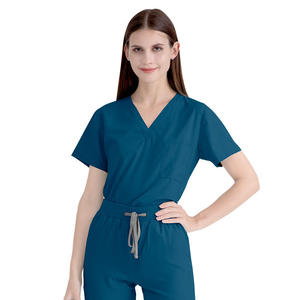 ชุดขัดผิวเรียบสำหรับผู้หญิงผู้ชายชุดพยาบาลทางการแพทย์ทางการแพทย์สำหรับใช้ในร้านเสริมสวยระบายอากาศได้ - Product Image 6