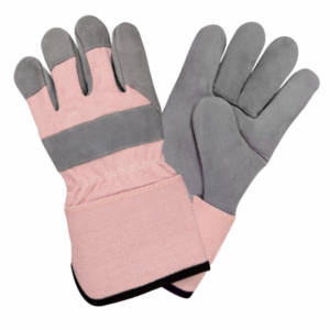 Heavy Duty Canadian Rigger Guantes DE TRABAJO Cuero de vaca Split Puño DE SEGURIDAD Algodón perforado Guantes de mano industriales Trabajo - Product Image 4