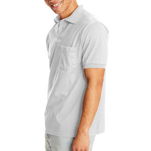 Vente en gros de polos personnalisés à manches courtes et demi en polyester 100% coton pour homme, polos patchwork de marque de haute qualité, vêtements pour hommes - Product Image 4
