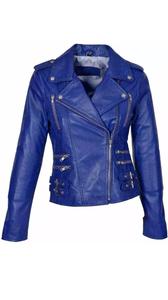 แจ็กเก็ตหนังสำหรับผู้หญิงใน2024เสื้อแจ็กเก็ตหนังสำหรับฤดูหนาวปกตั้งพิมพ์โลโก้ OEM - Product Image 2