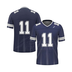 Jersey de Fútbol Americano de Manga Corta Totalmente Personalizado 2025, Proveedor Mayorista de Venta Caliente, Transpirable y de Secado Rápido - Product Image 3