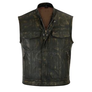 Chaleco de Motocicleta de Cuero PU al por Mayor para Mujer, Invierno, Transpirable, Impermeable, con Forro de Algodón - Product Image 1