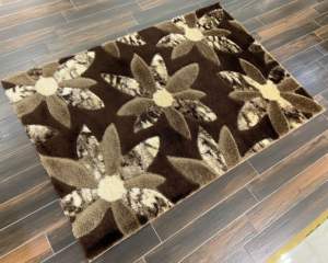 Meilleur tapis à poils longs en polyester turc de haute qualité Tapis Adiva tissé jacquard pour usage domestique Tapis moelleux pour ensemble de tapis de salon - Product Image 1