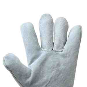 Gants de soudage de haute qualité en cuir de vachette blanc, antistatiques, personnalisables, avec poignet de sécurité, résistants à la déchirure, sans silicone, séchage rapide - Product Image 4