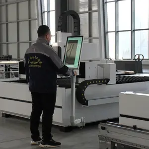 Machine de découpe Laser à Fiber métallique CNC, 3015, 1000, 1500, 3000W, prix pour tôle en acier inoxydable, fer et aluminium