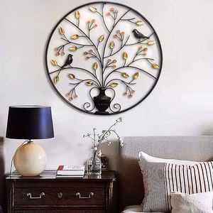 Feuille Design Mur Arts Fer Métal Mur Arts Maison Salon Chambre TV Fond Décoration À La Main Mur Arts - Product Image 1