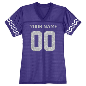 Ensemble de maillot de football américain personnalisé en tissu polyester léger et performant, à séchage rapide - Product Image 3