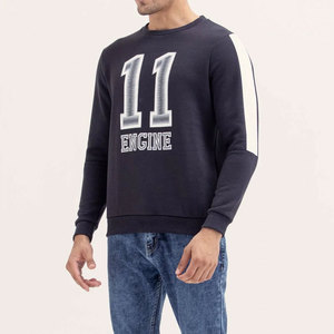Sweat-shirt avec logo imprimé personnalisé polaire lourde pour hommes sweat-shirts de sport en coton pour hommes meilleure qualité 100% sweats en coton - Product Image 3