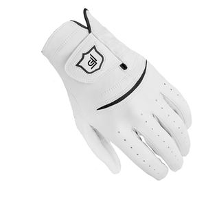 Gants de golf en cuir véritable sur mesure pour toutes les conditions météorologiques avec fentes pour les doigts pour la protection des mains unisexes Option d'emballage personnalisé - Product Image 2