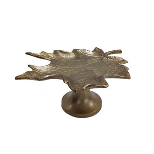 New Arrival Single <b>Tier</b> Metal Round Shape <b>Cake</b> Stand Gold Finished for Birthday Event Party Display Stand Wholesale Bulk - Product Image 6