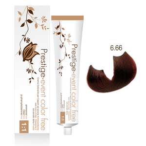 Prestige BotaniColor Crema de Coloración Permanente para el Cabello sin Amoníaco 100ml Extractos Herbales para Todo Tipo de Cabello Tonos Rojos - Product Image 2