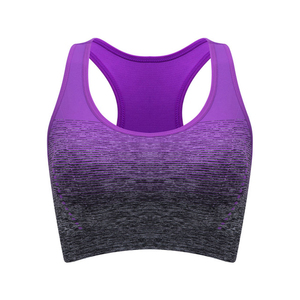 Sujetadores deportivos sólidos transpirables Comodidad y estilo de alta calidad Sujetador deportivo de yoga sin costuras personalizable - Product Image 5