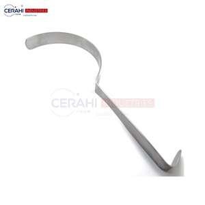 อุปกรณ์ทางการแพทย์ที่มีฉนวนกันความร้อน25มม. ตัวดึงสเตนเลสสตีล20ซม. ตัวดึงรั้งการผ่าตัดช่องท้องแบบแมนนวลคลิปแหล่งจ่ายไฟชั้น I - Product Image 1