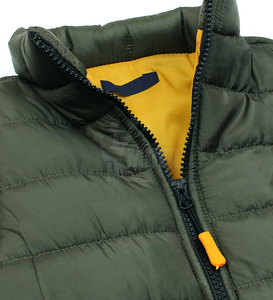 เสื้อกั๊กขนเป็ดแบบบางแบบลำลองของผู้ชายเสื้อโค้ทเอวโพลีเอสเตอร์ระบายอากาศได้ดีสำหรับฤดูหนาวและฤดูใบไม้ร่วง - Product Image 4