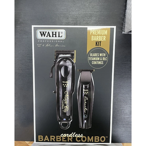 ชุดอุปกรณ์ตัดผมไร้สายสีดำ Magicsian Clippering & Detailer Trimmer Wahls - Product Image 1