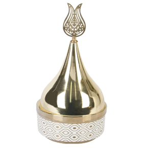 Juego de Dos Cuencos para Dátiles con Tapa de Vidrio, Decoración de Mesa, Cuenco Grande para Servir Dátiles, Cuenco para Servir Cena con Forma de Luna Creciente - Product Image 5