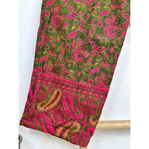 Chal de Invierno Unisex Elegante y Lujoso de Mezcla de Lana de Yak, con Cordón Ajustable y Diseño Paisley, Talla XS, Tejido Suave, Suministro ODM - Product Image 3