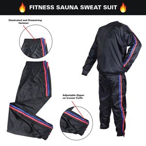 Ensemble de vêtements de sport pour hommes : Sweat à capuche de sauna, pull, tenue de gym, course à pied, fitness, perte de poids, vêtements favorisant la transpiration, jogging, Hotsuit - Product Image 3