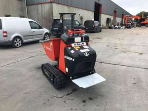 Livraison gratuite, certifié CE EPA, mini-dumper sur chenilles Kubota KC7OVHD-4, mini-transporteur sur chenilles, mini-dumper hydraulique à basculement - Product Image 3