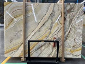 Bookmatch naturel de luxe livre ouvert translucide poli coloré rose arc-en-ciel onyx marbre dalles de pierre <span class=keywords><strong>prix</strong></span> usine - Product Image 3