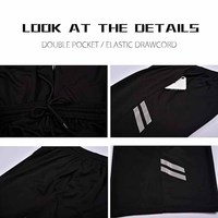 Uniforme d'arbitre de football pour hommes, personnalisable, imprimé par sublimation, col en V, manches courtes, double poche, maillot et short respirants