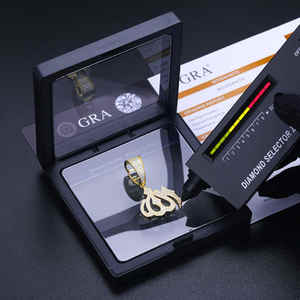 Colgante Allah Moissanite con Incrustaciones de Diamantes, Colgante con Escritura Árabe, Color D VVS, Collar Espiritual, Plata 925, Micro Pavé, Personalizado, Venta al por Mayor - Product Image 4