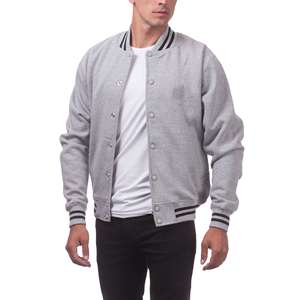 Chaqueta Universitaria de Béisbol para Hombre, Estilo Vintage Urbano, Cuello Alto, Logotipo Frontal, Fabricación Personalizada OEM, Ropa Transpirable de Invierno - Product Image 5