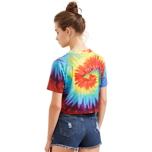 OEM nueva llegada de la moda de las mujeres Crop Tops camisetas de manga corta de gran tamaño para los deportes de verano y entrenamiento de yoga - Product Image 4