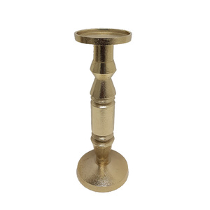 Portavelas de hierro de Color dorado con estilo al por mayor, portavelas de metal decorativo para boda, portavelas hecho a mano personalizado - Product Image 5